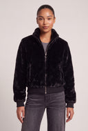 Faux Fur Zip Jacket