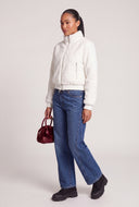 Faux Fur Zip Jacket