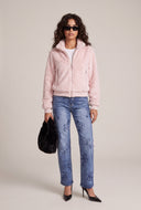 Faux Fur Zip Jacket