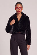 Faux Fur Crop Jacket