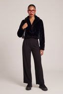 Faux Fur Crop Jacket