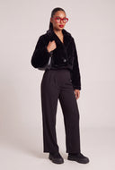 Faux Fur Crop Jacket