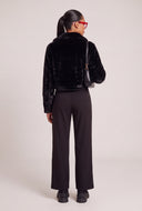 Faux Fur Crop Jacket