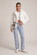 Faux Fur Crop Jacket