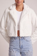 Faux Fur Crop Jacket