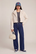 Faux Fur Crop Jacket