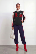 Kira Color Blocked Graphic Windbreaker Jacket