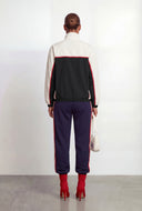 Kira Color Blocked Graphic Windbreaker Jacket