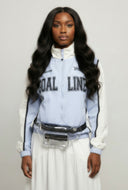 Kira Color Blocked Graphic Windbreaker Jacket
