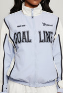 Kira Color Blocked Graphic Windbreaker Jacket
