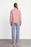 Mock Neck Quilted Jacket