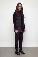Zip Pocket Nylon Puffer Vest