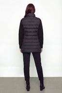 Zip Pocket Nylon Puffer Vest