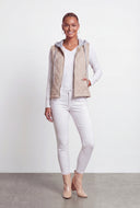 Quilted Hooded Vest