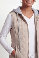 Quilted Hooded Vest