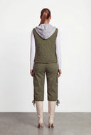 Quilted Hooded Vest