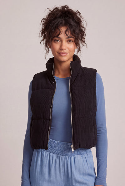 Corduroy Zip Vest
