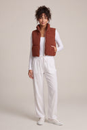 Corduroy Zip Vest