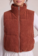 Corduroy Zip Vest