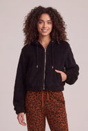 Sherpa Hooded Zip Jacket