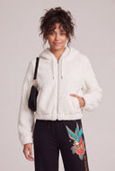 Sherpa Hooded Zip Jacket