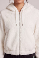 Sherpa Hooded Zip Jacket
