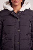 Hooded Zip Puffer Jacket