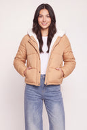 Hooded Zip Puffer Jacket