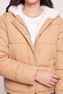 Hooded Zip Puffer Jacket