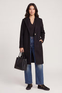 Single Button Long Coat