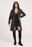 Single Button Long Coat