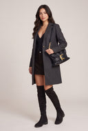 Single Button Long Coat