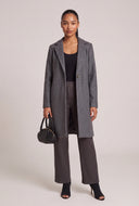 Single Button Long Coat