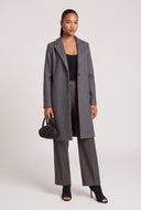 Single Button Long Coat