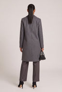 Single Button Long Coat