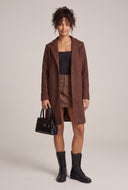 Single Button Long Coat