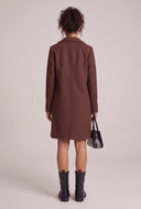 Single Button Long Coat