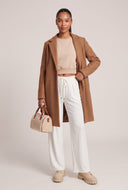 Single Button Long Coat