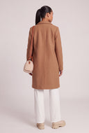 Single Button Long Coat