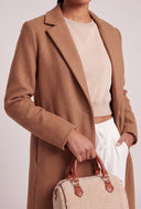 Single Button Long Coat