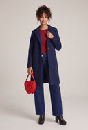 Single Button Long Coat
