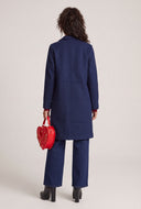 Single Button Long Coat