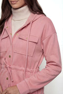 Sherpa Lined Hooded Anorak Jacket