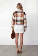 Noemi Plaid Sherpa Lined Shacket