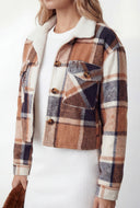 Noemi Plaid Sherpa Lined Shacket