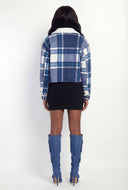 Noemi Plaid Sherpa Lined Shacket