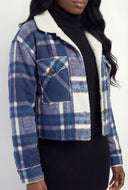 Noemi Plaid Sherpa Lined Shacket