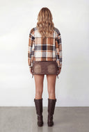 Ryleigh Plaid Button Front Shacket