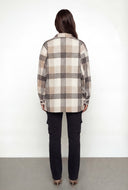 Kallie Plaid Sherpa Lined Fleece Shacket