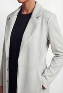 Wool Tie Waist Wrap Coat